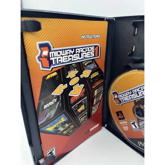 Midway Arcade Treasures 1 PS2 PlayStation 2 Complete CIB - Picture 8 of 8